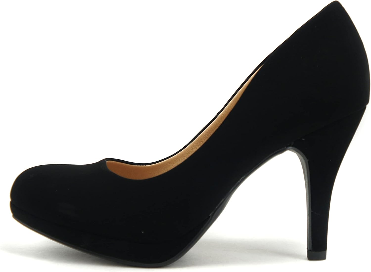 61OiQdD2zlL._AC_SL1500_.jpg Classic Dress Pump w Extra Cushioned in Sole, Round Toe & Platform - Image 1