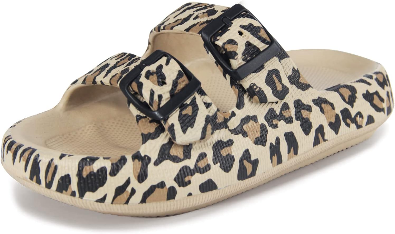 61uTVhw75oL._AC_SL1500_.jpg Sandals for - Pillow Slippers - Double Buckle Adjustable Slides - EVA Flat Sandals - Image 1