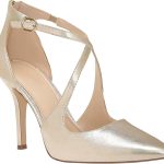 Pumps High Heels Pointed Toe Crossed Strap  Zip up Stilettos Party Dress Shoes